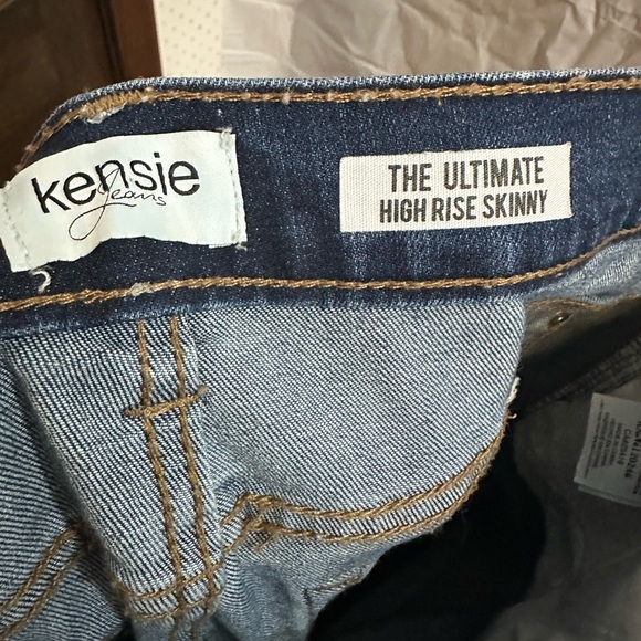 Kensie The Ultimate High Rise Skinny jeans size 8 button fly - Picture 2 of 6